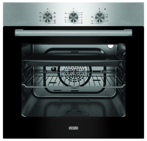 EVIDO PRIMO 63X légkev.sütő,inox/fek