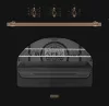 EVIDO RUSTIC-O 60A légkeveréses sütő, grill ,analóg,antracit/bronz