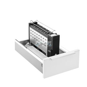 RITTER beépíthető kenyérpirító, nemesacél/fekete