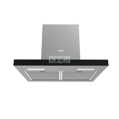 EVIDO LINE 60B fali páraelszívó, 60 cm, érintőszenzor, fekete üveg/inox
