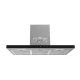 EVIDO LINE 90B fali páraelszívó, 90 cm, érintőszenzor, fekete üveg/inox