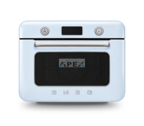 SMEG ASZTALI KOMBINÁLT SÜTŐ, GŐZFUNKCIÓVAL, retro, Galileo, világoskék