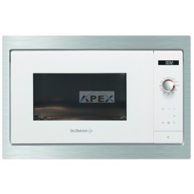   De Dietrich beépíthető mikrohullámú sütő, 26 l, 2 automatikus sütőfunkció, LCD kijelző, fehér