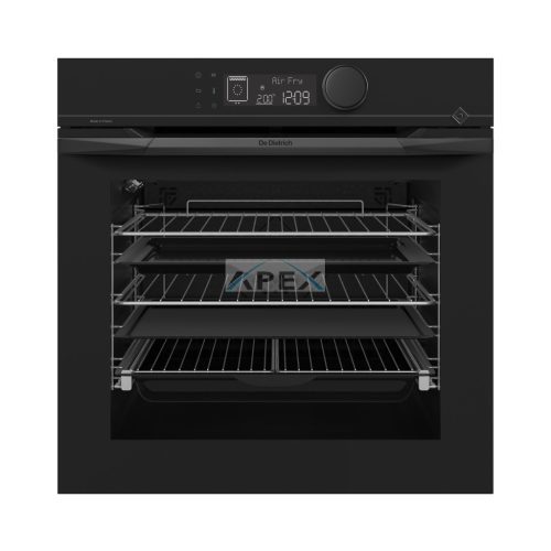 De Dietrich pirolitikus sütő, 73 l, 13 funkció, 98 auto recept, LCD, infinite black