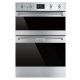 SMEG DUPLA HŐLÉGKEVERÉSES SÜTŐ, Classica design, 60x88 cm, LCD, inox
