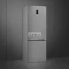 SMEG SZABADONÁLLÓ HŰTŐ ÉS FAGYASZTÓ, 70,5x202 cm, külső kijelző, fordítható ajtó, inox