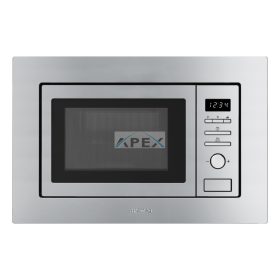   SMEG MIKROHULLÁMÚ SÜTŐ, Universal design, beépíthető, 17 liter, inox