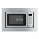SMEG MIKROHULLÁMÚ SÜTŐ, Universal design, beépíthető, 17 liter, inox