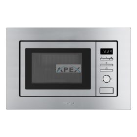   SMEG MIKROHULLÁMÚ SÜTŐ, Universal design, beépíthető, 20 liter, inox