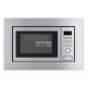 SMEG MIKROHULLÁMÚ SÜTŐ, Universal design, beépíthető, 20 liter, inox