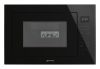 SMEG BEÉPÍTHETŐ MIKROHULLÁMÚ SÜTŐ, Universal design, 25 liter, érintőszenzor, fekete üveg
