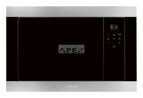 SMEG MIKROHULLÁMÚ SÜTŐ, Classic design, beépíthető, 20 liter, inox