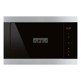   SMEG MIKROHULLÁMÚ SÜTŐ, Classic design, beépíthető, 25 liter, inox
