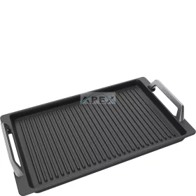   SMEG GRILL LAP univerzális-, indukciós-, gáz-, kerámia és elektromos főzőlapokhoz, 410 x 240 mm