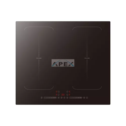 EVIDO VETRO 60DB indukciós főzőlap, 60 cm, 2 db multizone, fekete