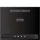 SMEG HÁTLAP, Victoria, 90 cm, fekete