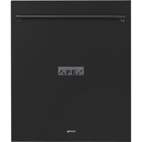   SMEG AJTÓLAP MOSOGATÓGÉPHEZ, teljesen beépíthető, 60 cm-es mosogatógépekhez, 82 cm magas, matt fekete