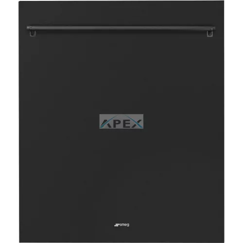 SMEG AJTÓLAP MOSOGATÓGÉPHEZ, teljesen beépíthető, 60 cm-es mosogatógépekhez, 82 cm magas, matt fekete