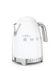 SMEG VÍZFORRALÓ, retro, állítható hőmérséklet, fehér