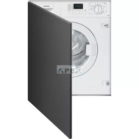   SMEG TELJESEN INTEGRÁLHATÓ MOSÓGÉP ÉS SZÁRÍTÓ, 60 cm elöltöltős, 15 program, 1200 rpm, LED kijelző