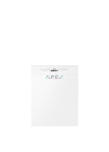SMEG BEÉPÍTHETŐ MOSOGATÓGÉP, 60 cm, 13 teríték, 5 funkció, 3 hőmérséklet, fehér front és panel