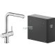 NOBILI LV0K117-EFRIX NOBILI SORGENTE FRIZZA csaptelep, inox, kihúzható fejjel, hűtő és szódakészítő rendszerrel