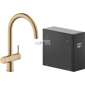   NOBILI LV0K133-AIOGTP NOBILI SORGENTE FRIZZA & BOLLE csaptelep, ambra PVD, ALL-IN-ONE rendszerrel