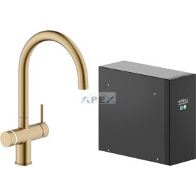   NOBILI LV0K133-EFRGTP NOBILI SORGENTE FRIZZA csaptelep, ambra PVD, hűtő és szódakészítő rendszerrel