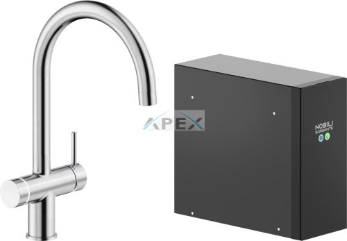 NOBILI LV0K133-EFRIX NOBILI SORGENTE FRIZZA csaptelep, inox, hűtő és szódakészítő rendszerrel
