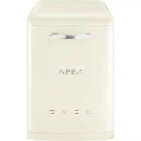   SMEG SZABADONÁLLÓ MOSOGATÓGÉP, retro, 60 cm, 13 teríték, 10 funkció, 7 hőmérséklet, bézs