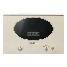   SMEG MIKROHULLÁMÚ SÜTŐ, Colonial design, beépíthető, 22 liter, analóg, bézs