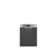 SMEG BEÉPÍTHETŐ MOSOGATÓGÉP, félintegrált, 60 cm, 13 teríték, 5 funkció, 3 hőmérséklet, inox panel