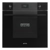 SMEG HŐLÉGKEVERÉSES SÜTŐ, Linea design, 60 cm, CS LCD, mélyfekete üveg