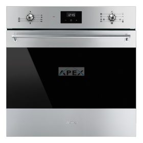   SMEG HŐLÉGKEVERÉSES SÜTŐ, Classica design, 60 cm, ES LCD, inox