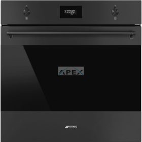   SMEG HŐLÉGKEVERÉSES SÜTŐ, Classica design, 60 cm, CS LCD, matt fekete