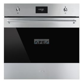   SMEG HŐLÉGKEVERÉSES SÜTŐ, Classica design, 60 cm, CS LCD, inox