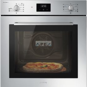   SMEG HŐLÉGKEVERÉSES SÜTŐ, Selezione design, 60 cm, ES LCD, Pizza, inox