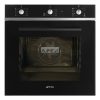 SMEG HŐLÉGKEVERÉSES SÜTŐ, Selezione design, 60 cm, analóg, fekete üveg, inox gombok