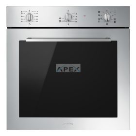   SMEG HŐLÉGKEVERÉSES SÜTŐ, Selezione design, 60 cm, analóg, inox