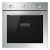 SMEG HŐLÉGKEVERÉSES SÜTŐ, Selezione design, 60 cm, analóg, inox, inox gombok