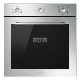   SMEG HŐLÉGKEVERÉSES SÜTŐ, Selezione design, 60 cm, analóg, inox, inox gombok