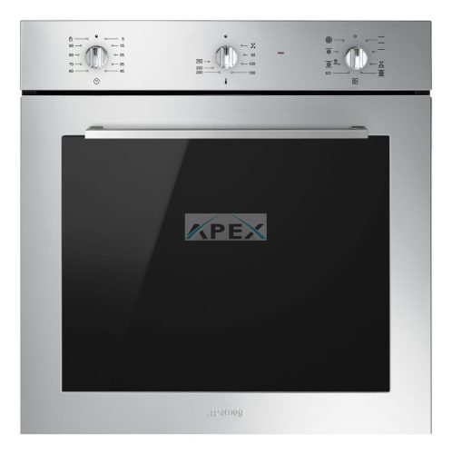 SMEG HŐLÉGKEVERÉSES SÜTŐ, Selezione design, 60 cm, analóg, inox, inox gombok