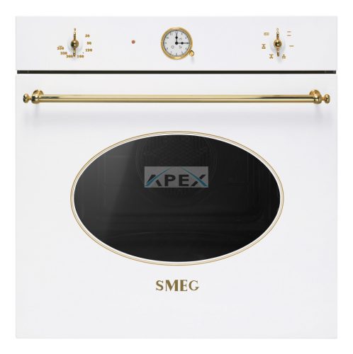 SMEG LÉGKEVERÉSES SÜTŐ, Colonial design, 60 cm, analóg, fehér