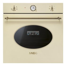   SMEG HŐLÉGKEVERÉSES SÜTŐ, Colonial design, 60 cm, analóg, bézs