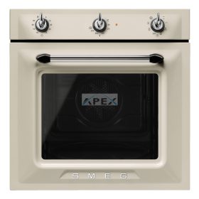   SMEG LÉGKEVERÉSES SÜTŐ, Victoria design, 60 cm, analóg, bézs