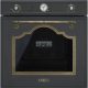 SMEG LÉGKEVERÉSES SÜTŐ, Cortina design, 60 cm, analóg, antracit