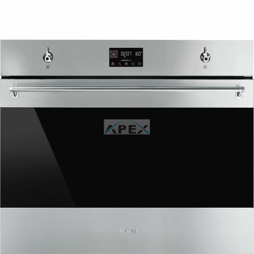SMEG HŐLÉGKEVERÉSES SÜTŐ, Classica design, 70 cm, ES LCD, inox