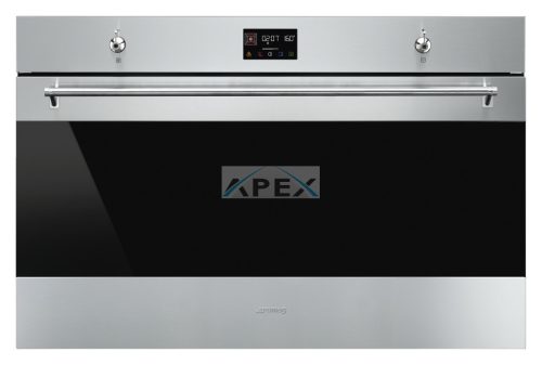 SMEG HŐLÉGKEVERÉSES SÜTŐ, Classica design, 90 cm, LCD, inox