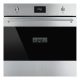 SMEG PIROLITIKUS HŐLÉGKEVERÉSES SÜTŐ, Classica design, 60 cm, CS LCD, inox