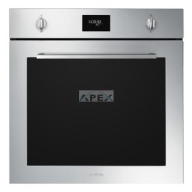   SMEG PIROLITIKUS HŐLÉGKEVERÉSES SÜTŐ, Selezione design, 60 cm, CS LCD, inox